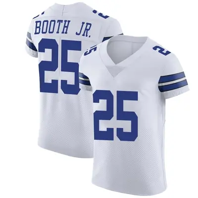 Men's Elite Andrew Booth Jr. Dallas Cowboys White Vapor Untouchable Jersey