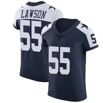 Men's Elite Carl Lawson Dallas Cowboys Navy Alternate Vapor Untouchable Jersey