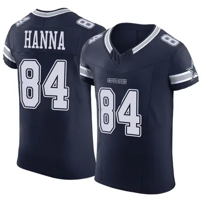 Men's Elite James Hanna Dallas Cowboys Navy Vapor F.U.S.E. Jersey