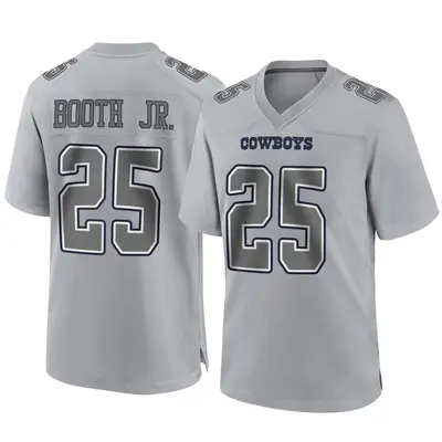 Men's Game Andrew Booth Jr. Dallas Cowboys Gray Atmosphere Fashion Jersey