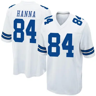 Men's Game James Hanna Dallas Cowboys White Jersey