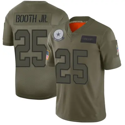 Men's Limited Andrew Booth Jr. Dallas Cowboys Camo 2019 Salute to Service Jersey