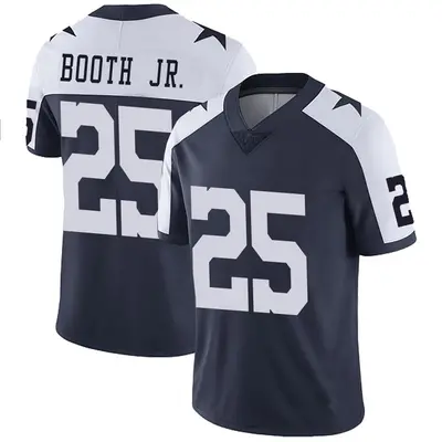 Men's Limited Andrew Booth Jr. Dallas Cowboys Navy Alternate Vapor Untouchable Jersey