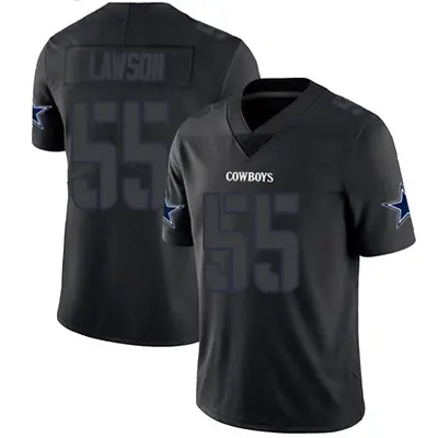 Men's Limited Carl Lawson Dallas Cowboys Black Impact Jersey