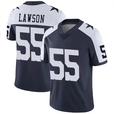 Men's Limited Carl Lawson Dallas Cowboys Navy Alternate Vapor Untouchable Jersey