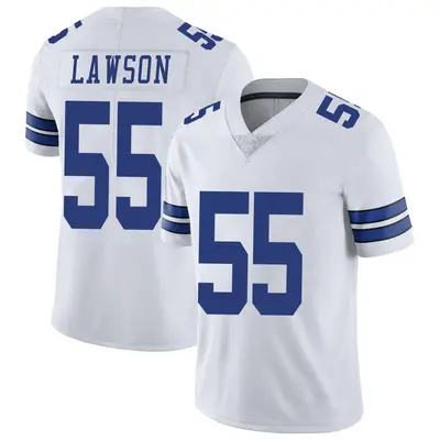 Men's Limited Carl Lawson Dallas Cowboys White Vapor Untouchable Jersey