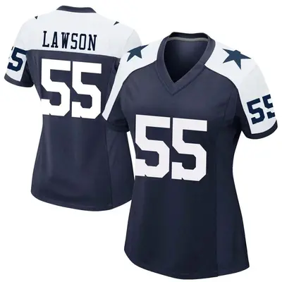 Women's Game Carl Lawson Dallas Cowboys Navy Alternate Jersey