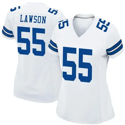 Women's Game Carl Lawson Dallas Cowboys White Jersey