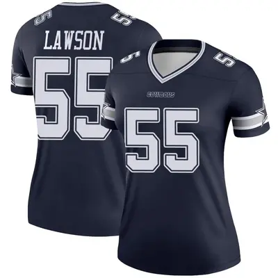 Women's Legend Carl Lawson Dallas Cowboys Navy Jersey