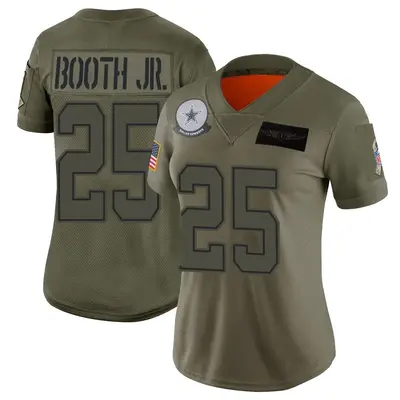 Women's Limited Andrew Booth Jr. Dallas Cowboys Camo 2019 Salute to Service Jersey