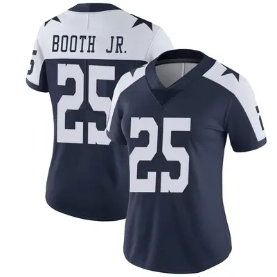 Women's Limited Andrew Booth Jr. Dallas Cowboys Navy Alternate Vapor Untouchable Jersey