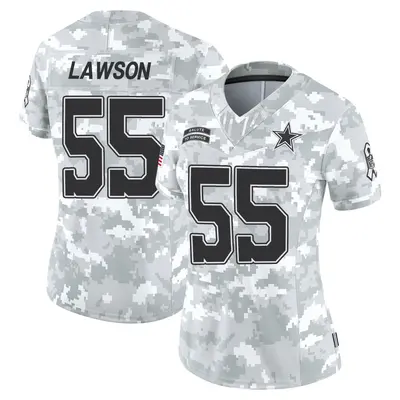 Women's Limited Carl Lawson Dallas Cowboys Arctic Camo 2024 Salute to Service Jersey