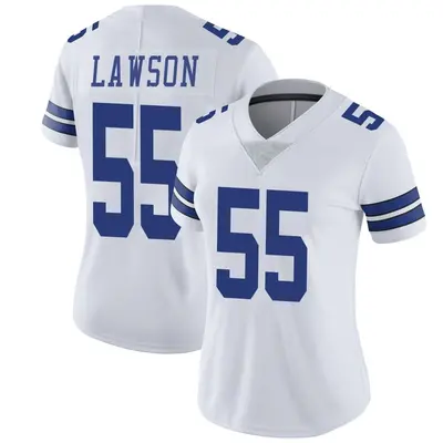 Women's Limited Carl Lawson Dallas Cowboys White Vapor Untouchable Jersey