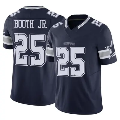 Youth Limited Andrew Booth Jr. Dallas Cowboys Navy Vapor F.U.S.E. Jersey